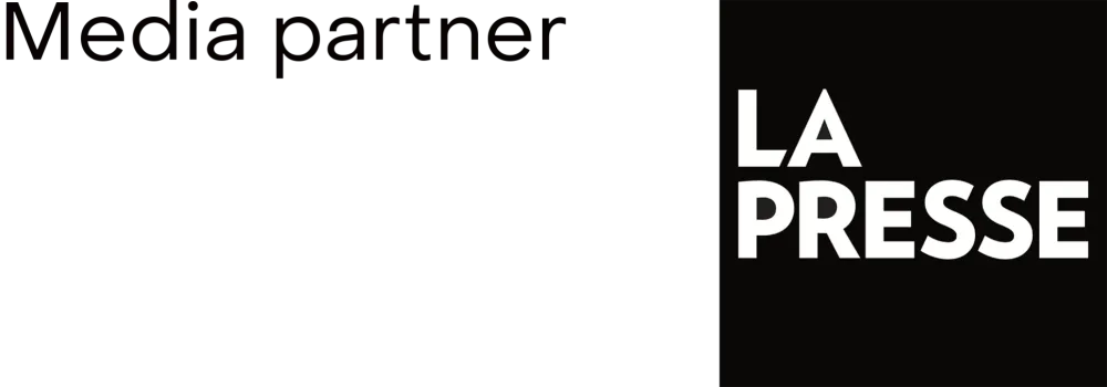 LAPRESSE noir Partenariat EN